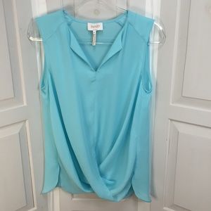Laundry By Shelli Segal Light Blue Blouse